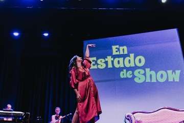 Espectáculo de la humorista y actriz Yanely Hernández en el Teatro de Telde/TA y Francisco Javier Santana.